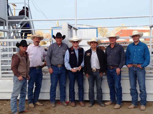3 year old Derby Champions: Ty Joslin (president), Ted Coleman (producer), 1st & tied 2/3 place~ Long Ranch (Dennis, Gary, Fabion), 2/3 place~ Hadden McCurdy Bucking Bulls (Tom & David)