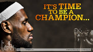 time to be champion
