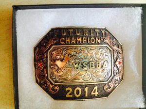 2014 Futurity Champion Buckle